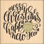 Tampon bois Christmas - Enchantement - Florilèges Design