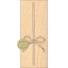 Tampon bois Grand Noeud - Enchantement - Florilèges Design