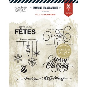Tampons Joyeuses Fêtes de Noël - Enchantement - Florilèges Design