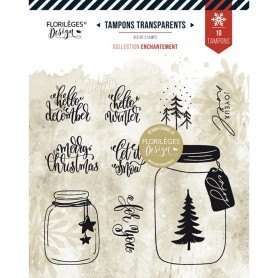 Tampons Hello December - Enchantement - Florilèges Design