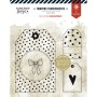 Tampons Trois étiquettes - Enchantement - Florilèges Design