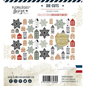 Die-cuts Calques Enchantement 3 35pc - Florilèges Design