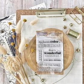 Tampons Wishes - Storybook - Chou and Flowers