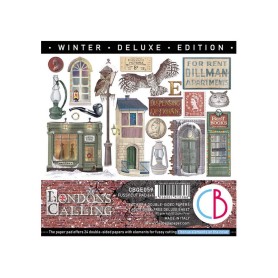 Fussy Cut Pad 15x15 London's Calling 24 feuilles – Ciao Bella Papercrafting