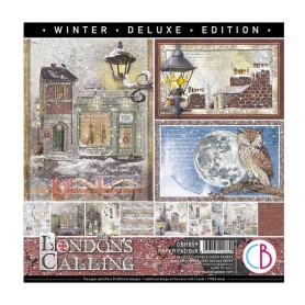 Set de papier 20x20 London's Calling 12 feuilles – Ciao Bella Papercrafting