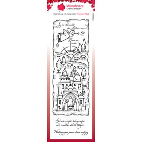 Tampons Holy Night 3pc - Woodware Craft Collection Clear stamps