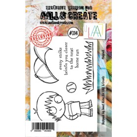 Tampons 314 Playball 5pc - AALL and Create Clear stamps