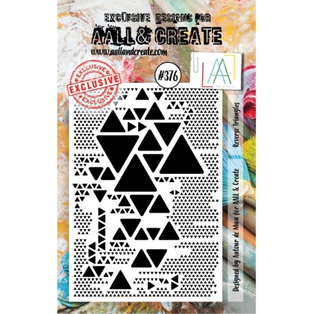 Tampon 376 Reverse Triangles 1pc - AALL and Create Clear stamps