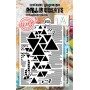 Tampon 376 Reverse Triangles 1pc - AALL and Create Clear stamps