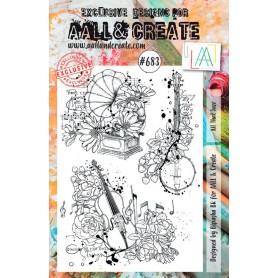 Tampons 683 All That Jazz 4pc - AALL and Create Clear stamps