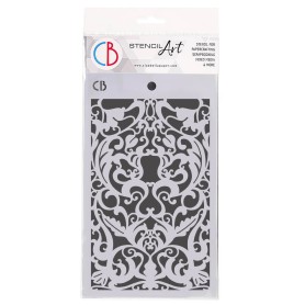 Pochoir Texture Secret Coffer – Ciao Bella Stencil Art