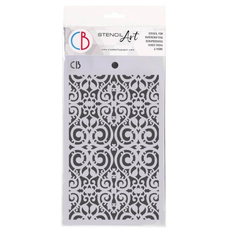Pochoir Texture Filigree – Ciao Bella Stencil Art