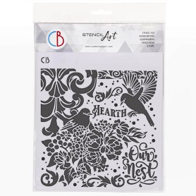 Pochoir Texture True Love – Ciao Bella Stencil Art
