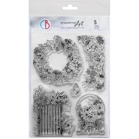 Tampons The Secret Garden 5pc - Ciao Bella Stamps