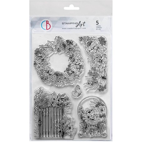 Tampons The Secret Garden 5pc - Ciao Bella Stamps