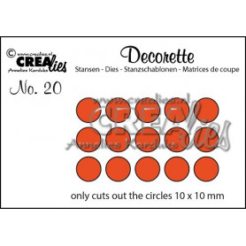 Dies Decorette 20 Only circles - Crealies