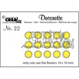 Dies Decorette 22 Only flowers - Crealies