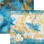 Set de papier 30x30 Indigo 12 feuilles - Ciao Bella Papercrafting