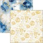 Set de papier 30x30 Indigo 12 feuilles - Ciao Bella Papercrafting