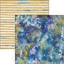 Set de papier 30x30 Indigo 12 feuilles - Ciao Bella Papercrafting
