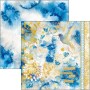 Set de papier 30x30 Indigo 12 feuilles - Ciao Bella Papercrafting