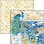 Set de papier 30x30 Indigo 12 feuilles - Ciao Bella Papercrafting