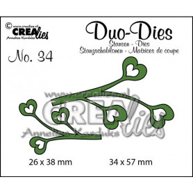 Duo Dies no. 34 Leaves 4 - Crealies