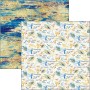 Set de papier 30x30 Indigo 8 feuilles - Patterns Pad Ciao Bella Papercrafting