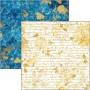 Set de papier 30x30 Indigo 8 feuilles - Patterns Pad Ciao Bella Papercrafting