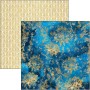 Set de papier 30x30 Indigo 8 feuilles - Patterns Pad Ciao Bella Papercrafting