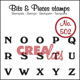 Tampon Bits and Pieces no 502 N à Z majuscule - Crealies
