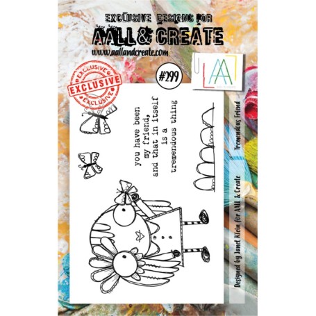Tampons 299 Tremendous Friend 5pc - AALL and Create Clear stamps