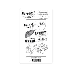 Tampons Beautiful Summer 1 8pc – Béatrice Garni Illustration