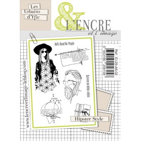 Tampons Hipster Style 7pc - L'encre et l'image