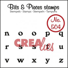 Tampon Bits and Pieces no 504 N à Z minuscule - Crealies