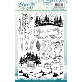 Tampons Winter Classics 11pc - Jeanine's Art Clearstamps