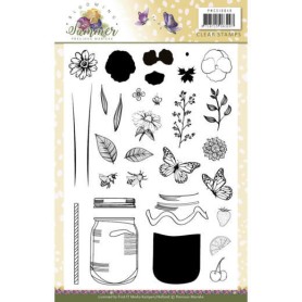 Tampons Blooming Summer 31pc - Precious Marieke Clearstamps