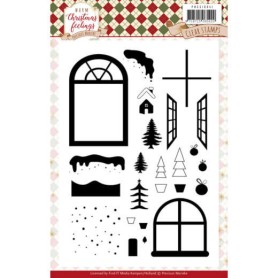Tampons Warm Christmas Feelings 25pc - Precious Marieke Clearstamps
