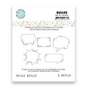 Dies Bulles 5pc - You Rock - Mes P'tits Ciseaux