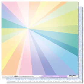 Papier 30x30 Multicolore 1f - Rainbow 6 - Les ateliers de Karine