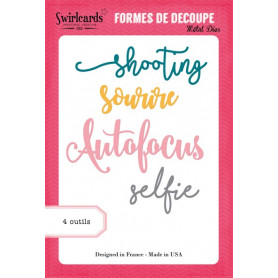 Dies Shooting 4 mots - Swirlcards