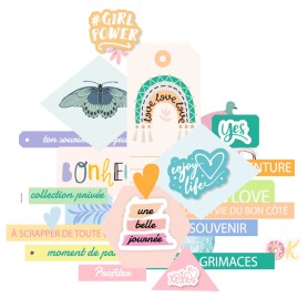 Die-cuts Rainbow 20pc - Les ateliers de Karine