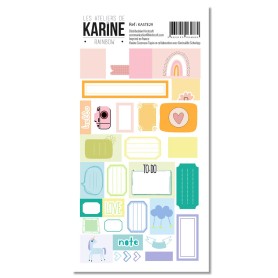 Stickers étiquettes Rainbow - Les ateliers de Karine