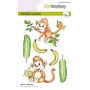 Tampons Morris Monkey A6 - Craft Emotions Clear Stamps