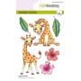 Tampons Gigi Giraffe A6 - Craft Emotions Clear Stamps