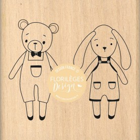 Tampon bois Les Loulous - Florilèges Design