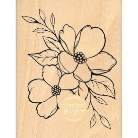 Tampon bois Duo de Fleurs sublimes - Florilèges Design