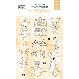 Tampons Team Doudous - A Petits Pas - Florilèges Design