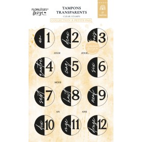 Tampons Pastilles numérotées - A Petits Pas - Florilèges Design