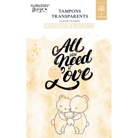 Tampons All You Need is Love - A Petits Pas - Florilèges Design